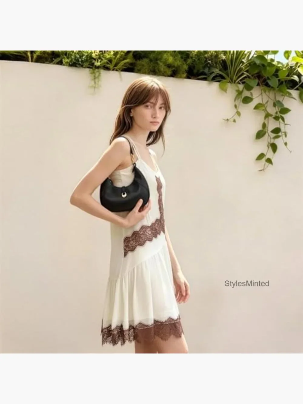 Small Crescent Shoulder Bag Hobo Handbag with Removable Strap Crossbody Clutch